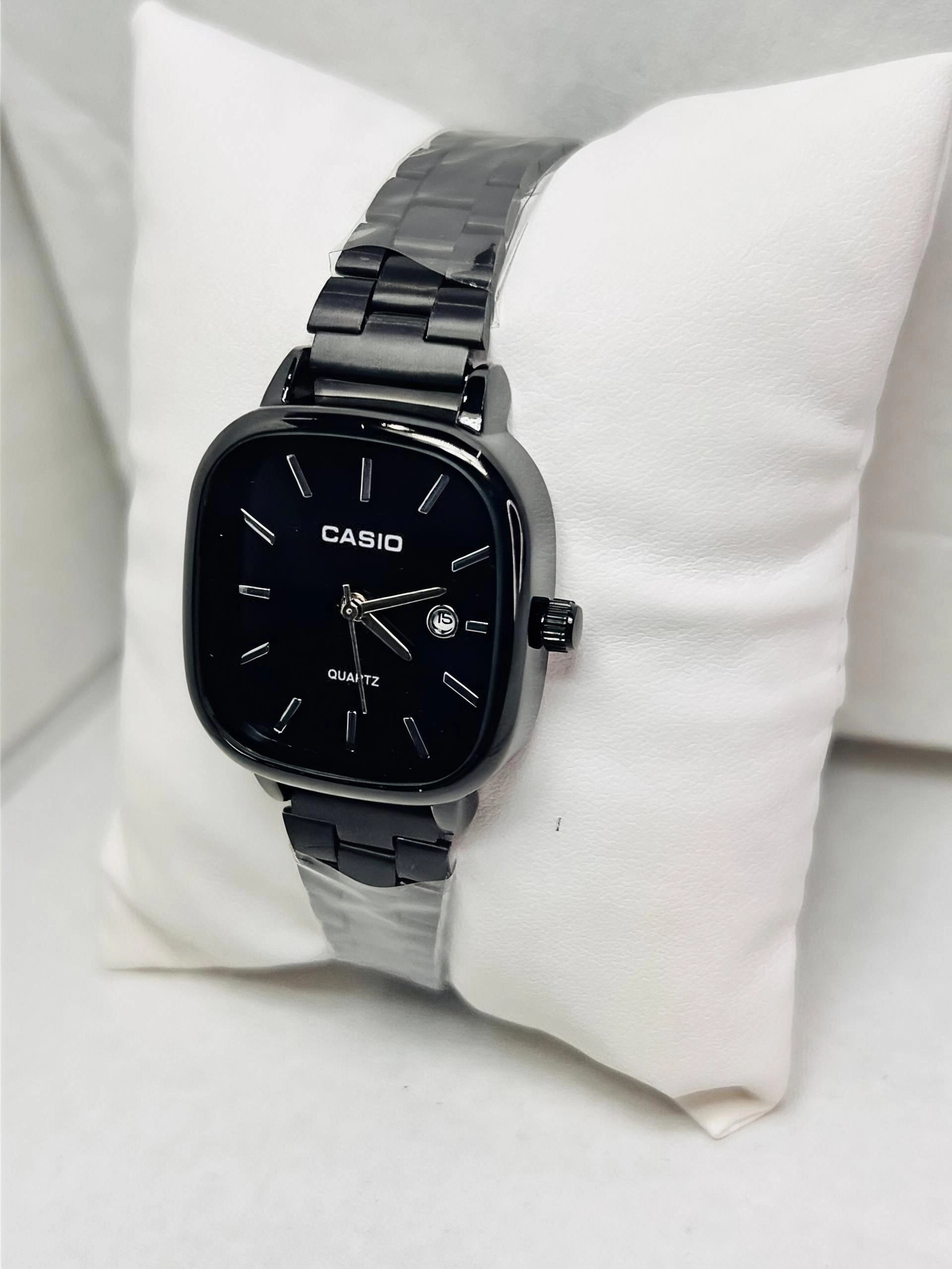 ساعة كاسيو (Casio) كلاسيكية أنيقة - لون أسود ملكي